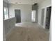 Bright upstairs hallway shows the future access point to multiple rooms in the house at 2412 Adrift Road, Fuquay Varina, NC 27526
