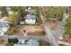 Vacant lot in established neighborhood with mature trees at 3301 Dell Dr, Raleigh, NC 27609