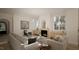 Light-filled living room with fireplace and comfortable seating area at 3301 Dell Dr, Raleigh, NC 27609