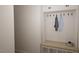 Functional mudroom with built-in bench and coat hooks at 3301 Dell Dr, Raleigh, NC 27609