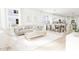 Bright living room with large windows, neutral furniture, and an open floor plan at 2400 Adrift Rd, Fuquay Varina, NC 27526