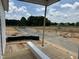 Exterior view from porch overlooking the street with blue skies and clouds at 2400 Adrift Rd, Fuquay Varina, NC 27526