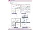Floor plan layout showing beds, baths, kitchen, living spaces, and garages at 315 Bishop Ln, Sanford, NC 27330