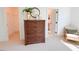 Well-appointed bedroom featuring a dresser, chair, and walk-in closet at 2126 Opulent Oaks Ln # 14, Durham, NC 27713