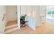 Bright and open entryway featuring a staircase, seamlessly connecting indoor and outdoor living spaces at 2126 Opulent Oaks Ln # 14, Durham, NC 27713