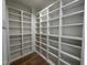 Large walk-in pantry offering extensive shelving for storage at 4501 Bartlett Dr, Raleigh, NC 27609