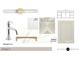 Bathroom 3 finishes offer mixed metal faucet fixtures, white wall tiles, with carrara roma countertops and cabinet hardware at 7000 North Ridge Dr, Raleigh, NC 27615