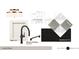Laundry room featuring black pearl countertop, matte black hardware, and a modern light fixture at 7000 North Ridge Dr, Raleigh, NC 27615
