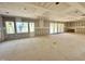 Expansive living room area under construction, ready for customization and entertaining at 7000 North Ridge Dr, Raleigh, NC 27615