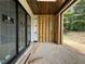Patio with sliding doors at 7000 North Ridge Dr, Raleigh, NC 27615