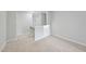 View of the loft with carpeted floors and staircase in a home with neutral paint and natural lighting at 28 Nettle Ln # 235, Clayton, NC 27520
