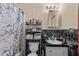 Bathroom with shower, toilet, and vanity at 118 W Silver Belle Dr, Zebulon, NC 27597