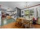 Bright dining area with kitchen view at 118 W Silver Belle Dr, Zebulon, NC 27597