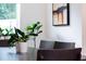 Close-up of dining room table featuring plants at 1511 Malta Ave, Raleigh, NC 27610