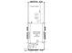 Property survey showing lot dimensions, setback lines, and the location of the proposed slab and driveway at 222 Chestnut Oak Ln, Lillington, NC 27546