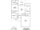 Floor plan layout of the first floor, including the primary suite, living spaces, and garage at 1681 S Old Carriage Rd, Rocky Mount, NC 27804