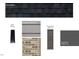 Selection of exterior materials including black shingles, pearl gray siding, and gray shutters at 2042 Fishamble St # 32, Fuquay Varina, NC 27526
