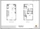 Floor plan featuring a kitchen, Gathering room, primary bedroom, bath and walk in closet at 2042 Fishamble St, Fuquay Varina, NC 27526