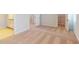 Spacious bedroom with neutral carpet leading to bathroom and closet offering ample space and convenience at 2370 Bay Minette Sta # 697, Apex, NC 27502