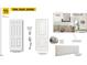 Selection of interior doors, hardware, and trim at 566 John Stark Dr, Fuquay Varina, NC 27526