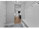 Inviting entryway with tiled floor and adjacent kitchen at 5554 Lake Vista Ct, Rocky Mount, NC 27803