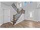 Grand foyer with staircase and natural light at 5554 Lake Vista Ct, Rocky Mount, NC 27803