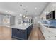 Spacious kitchen with a large island and open layout to the living spaces at 5554 Lake Vista Ct, Rocky Mount, NC 27803