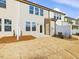 Private backyard with a patio and a small lawn area at 40 Lavender Ln, Clayton, NC 27520