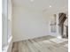 Bright living room with hardwood floors and stairway at 40 Lavender Ln, Clayton, NC 27520