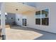 Covered patio with sliding glass door access from the house at 1019 Gibson House Dr, Burlington, NC 27215