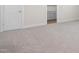 Carpeted bedroom with access to a pantry at 1078 Gibson House Dr, Burlington, NC 27215