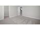 Bedroom with carpet, closet and access to upper floor at 1078 Gibson House Dr, Burlington, NC 27215