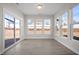 Bright breakfast nook with sliding glass doors leading to the backyard at 1078 Gibson House Dr, Burlington, NC 27215