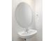 Spotless powder room with a pedestal sink, modern lighting, and fresh white walls at 18 Clementine Street St # 207, Angier, NC 27501
