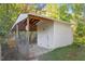 Exterior shot of the shed on the property at 3615 Octavia St, Raleigh, NC 27606