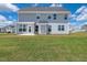 Expansive rear yard features lush grass and a newly built home, perfect for outdoor enjoyment at 443 Ravensworth Dr, Garner, NC 27529