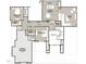 Detailed second floor plan showing the layout of the bedrooms, bathrooms, flex space and bonus room at 504 Colvard Woods Way Way, Durham, NC 27713