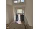 Grand foyer boasting high ceilings and large front doors, creating a welcoming entrance at 504 Colvard Woods Way Way, Durham, NC 27713