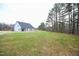 House with backyard, grassy area, and trees at 158 Abingdon Farms Dr, Selma, NC 27576