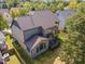 Expansive backyard and deck area on this house with mature trees providing shade at 3009 Gentle Breezes Ln, Raleigh, NC 27614