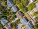Drone shot of the home, backyard and surrounding neighborhood; convenient to everything! at 3009 Gentle Breezes Ln, Raleigh, NC 27614