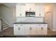 White shaker cabinets, granite countertops and stainless steel appliances at 49 Abingdon Farms Dr, Selma, NC 27576