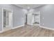 Primary bedroom with ensuite bathroom and walk-in closet at 505 S Magnolia Ave, Dunn, NC 28334