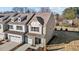 Two-story townhome with attached garage and front porch at 804 Pryor St # 49, Mebane, NC 27302