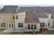 Rear view of townhouses with patios and sunrooms at 806 Pryor St # 50, Mebane, NC 27302