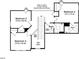 Second-floor layout featuring four bedrooms and two full bathrooms, offering a clear view of the layout and dimensions at 236 Alden Way, Angier, NC 27501