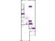 First floor plan layout showcases the kitchen, great room, powder room, garage, and porch at 1050 Mountain Crown St, Durham, NC 27703