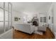 Cozy living room with hardwood floors, fireplace, and ample seating for entertaining at 1015 Minerva Ave, Durham, NC 27701