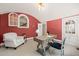 Office space featuring natural light, neutral carpet, and a modern desk at 1015 Minerva Ave, Durham, NC 27701