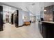 Elegant lobby with tile flooring, comfortable seating, and a sleek front desk at 222 Glenwood Ave # 508, Raleigh, NC 27603